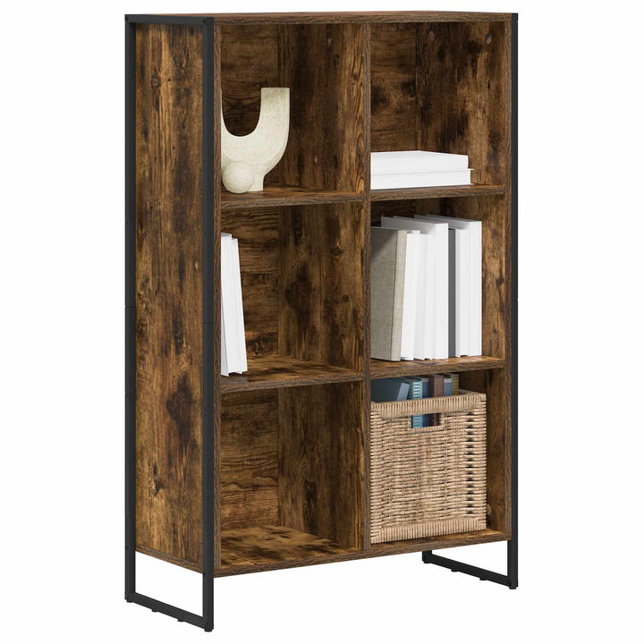 Bogskab Røget Eg 99,5 x 30 x 108,5 cm Konstrueret træ