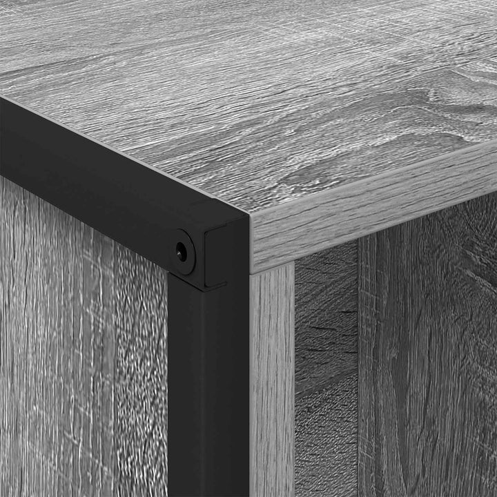Bogskab 99,5 x 30 x 108,5 cm Konstrueret træ Grå Sonoma