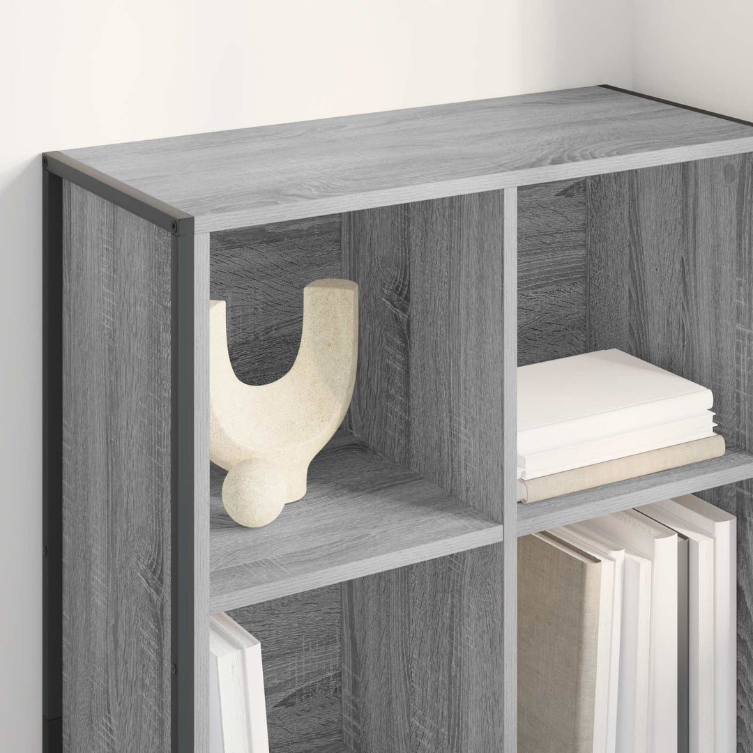 Bogskab 99,5 x 30 x 108,5 cm Konstrueret træ Grå Sonoma
