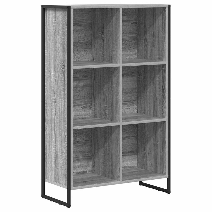 Bogskab 99,5 x 30 x 108,5 cm Konstrueret træ Grå Sonoma
