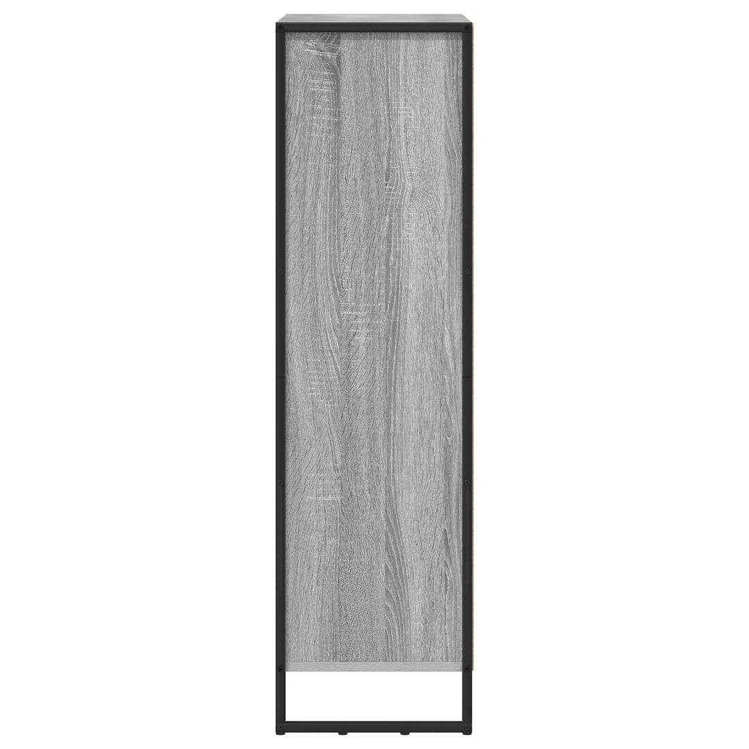 Bogskab 99,5 x 30 x 108,5 cm Konstrueret træ Grå Sonoma
