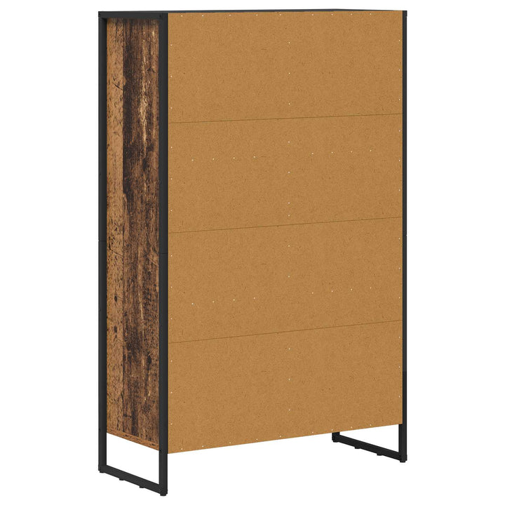 Bogskab Gammelt træ 99,5 x 30 x 108,5 cm Konstrueret træ