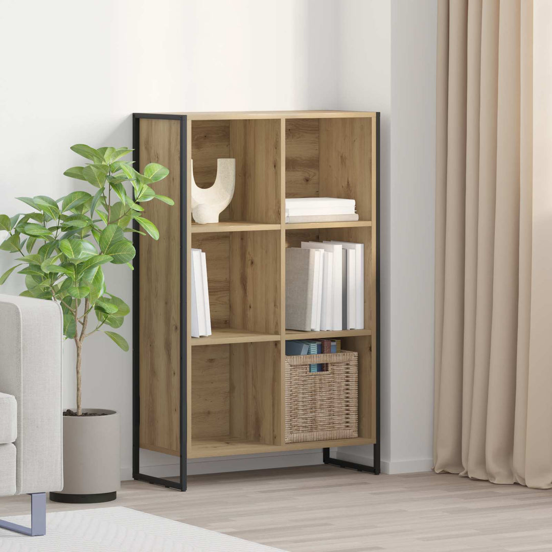 Bogskab Artisan-eg 68 x 30 x 108 cm Konstrueret træ