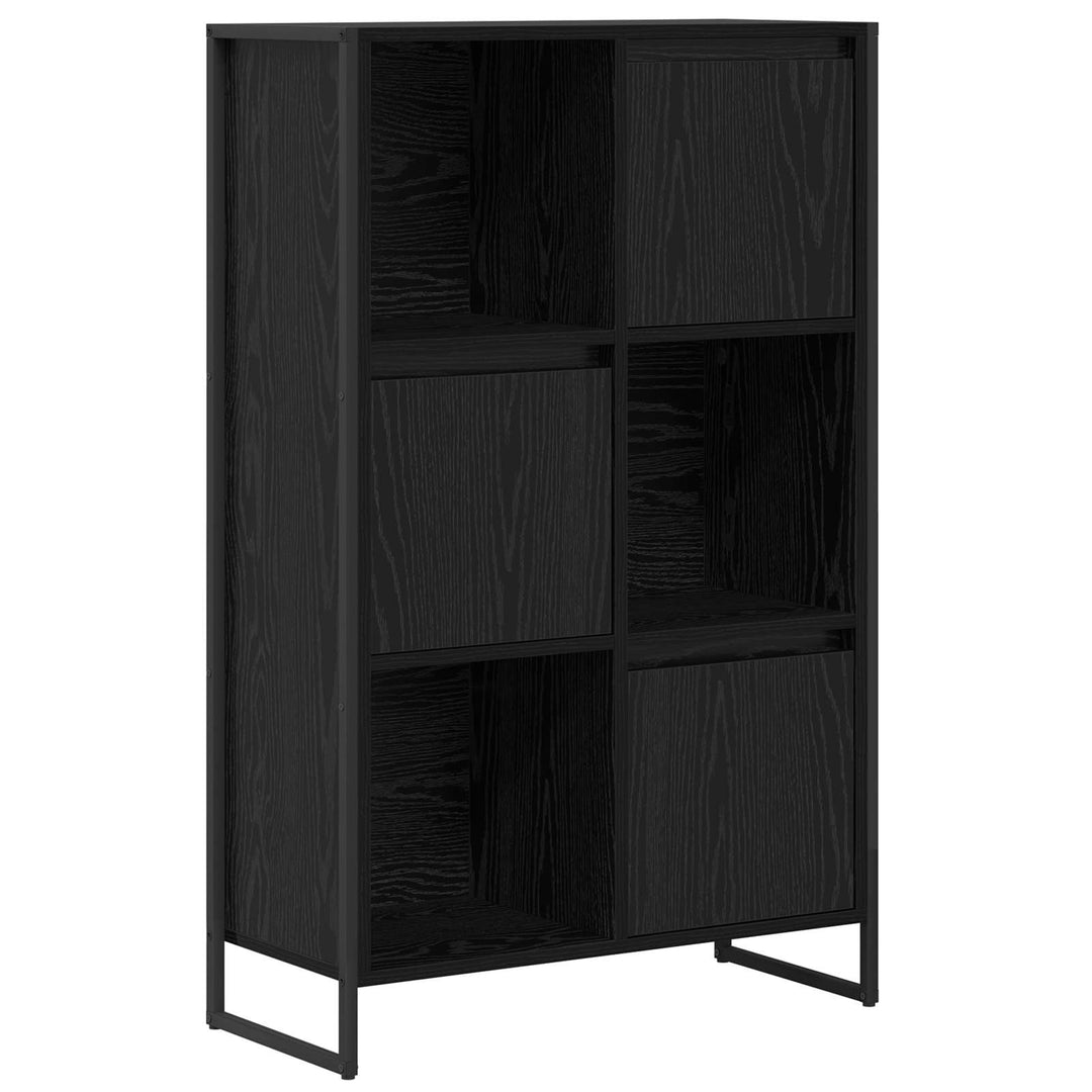 Bogskab Sort eg 68 x 30 x 108.5 cm Konstrueret træ