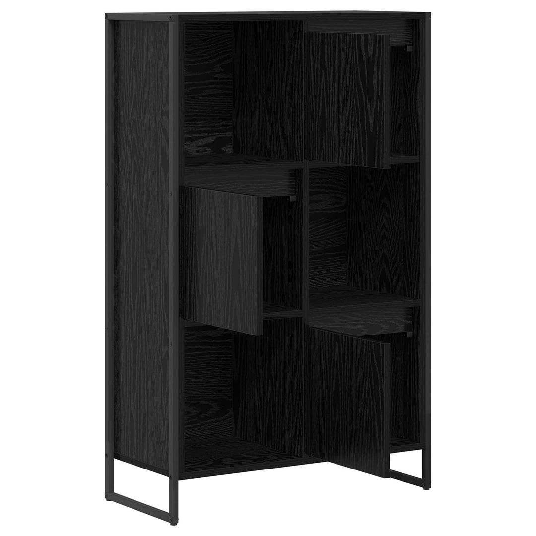 Bogskab Sort eg 68 x 30 x 108.5 cm Konstrueret træ