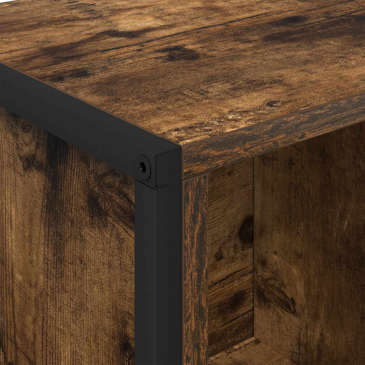 Bogskab Røget Eg 68 x 30 x 108.5 cm Konstrueret træ