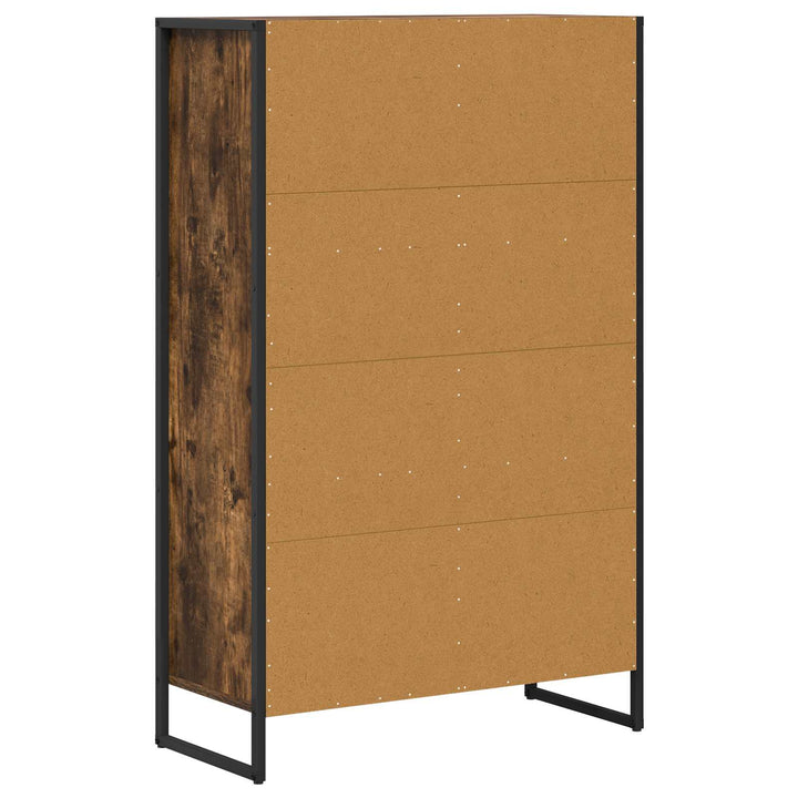 Bogskab Røget Eg 68 x 30 x 108.5 cm Konstrueret træ