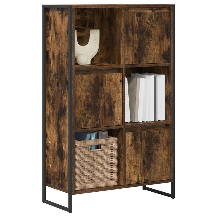 Bogskab Røget Eg 68 x 30 x 108.5 cm Konstrueret træ
