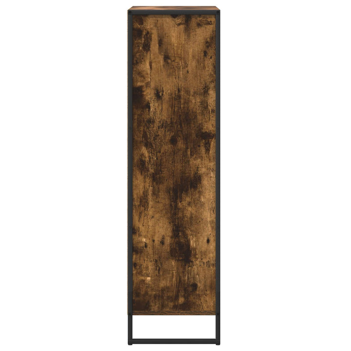 Bogskab Røget Eg 68 x 30 x 108.5 cm Konstrueret træ