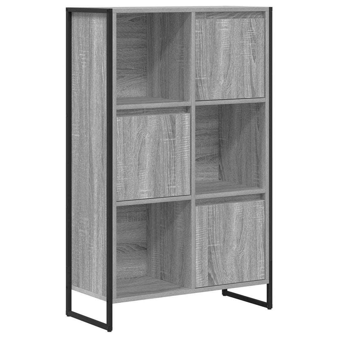 Bogskab Grå Sonoma 68 x 30 x 108.5 cm Konstrueret træ