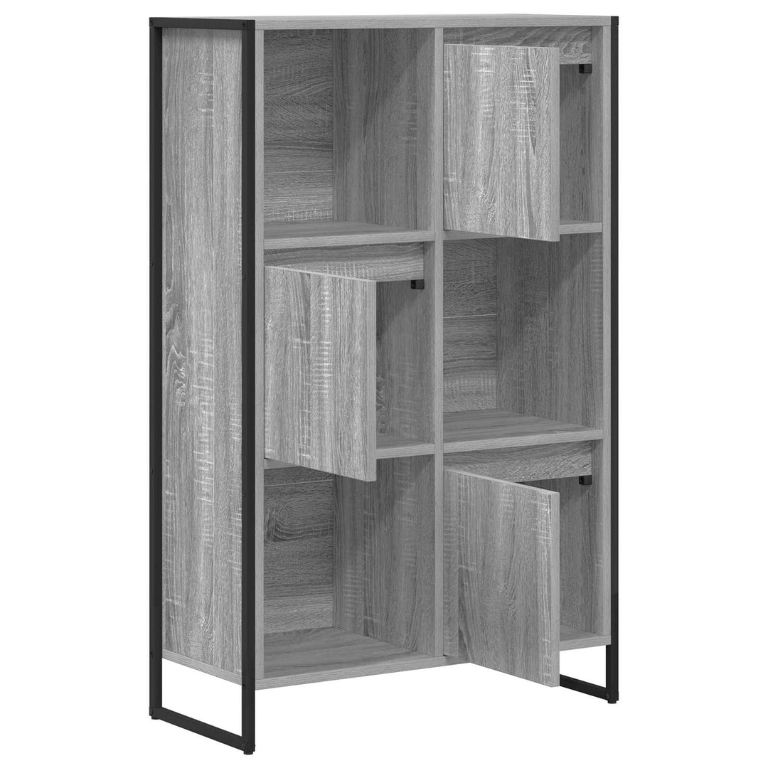 Bogskab Grå Sonoma 68 x 30 x 108.5 cm Konstrueret træ