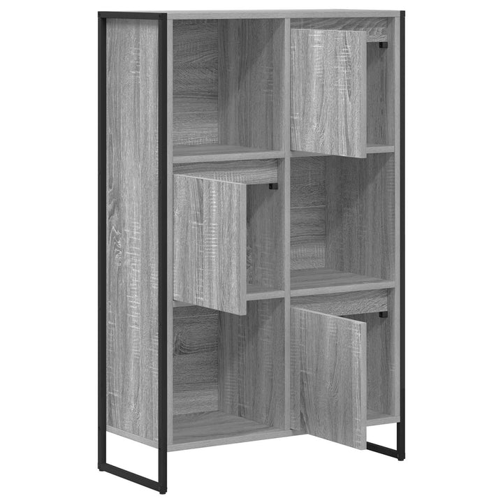 Bogskab Grå Sonoma 68 x 30 x 108.5 cm Konstrueret træ