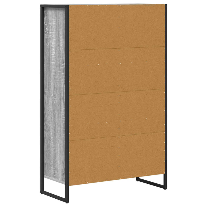 Bogskab Grå Sonoma 68 x 30 x 108.5 cm Konstrueret træ