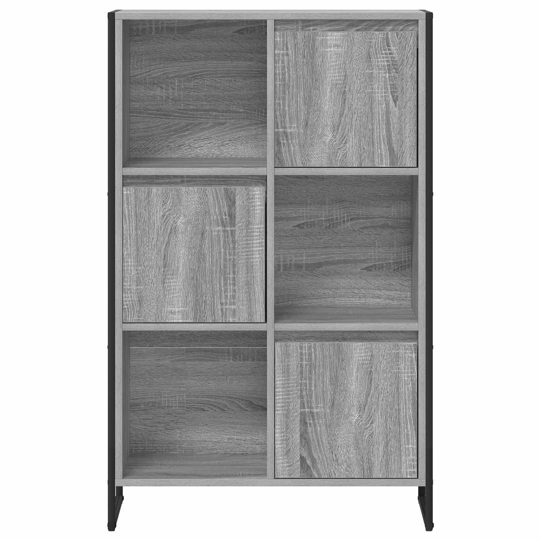 Bogskab Grå Sonoma 68 x 30 x 108.5 cm Konstrueret træ