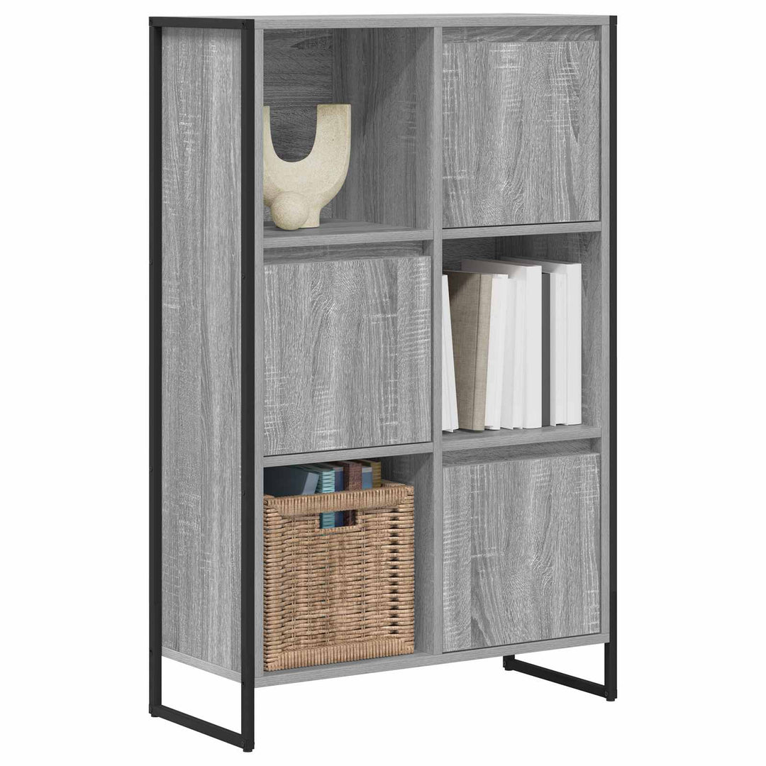 Bogskab Grå Sonoma 68 x 30 x 108.5 cm Konstrueret træ