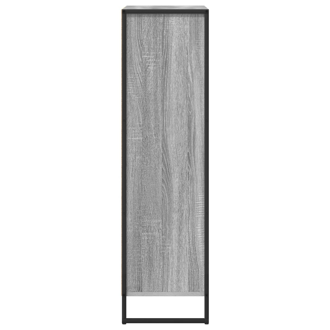 Bogskab Grå Sonoma 68 x 30 x 108.5 cm Konstrueret træ