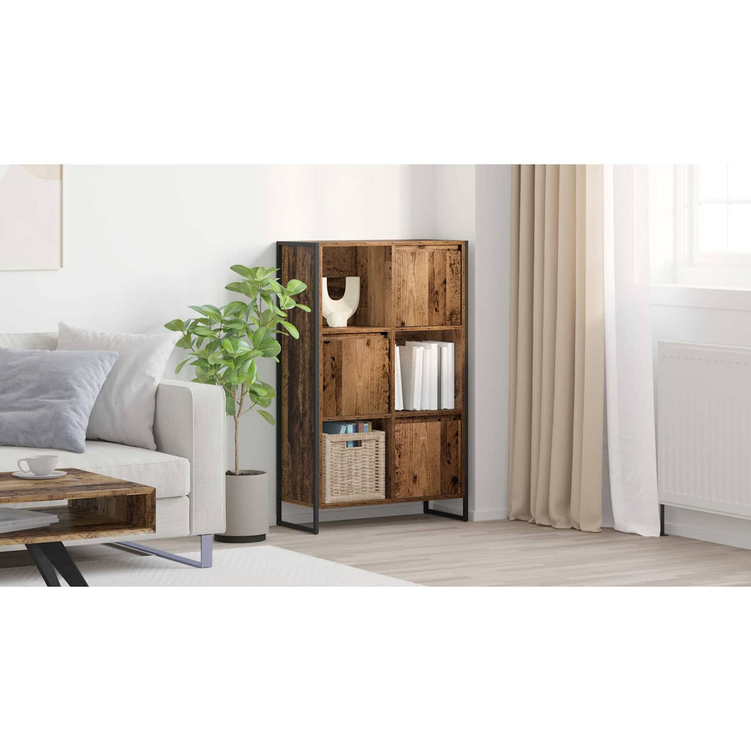 Bogskab Gammelt træ 68 x 30 x 108.5 cm Konstrueret træ