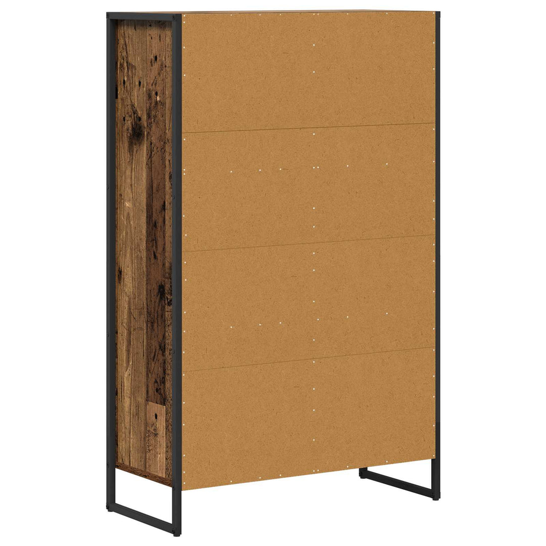 Bogskab Gammelt træ 68 x 30 x 108.5 cm Konstrueret træ