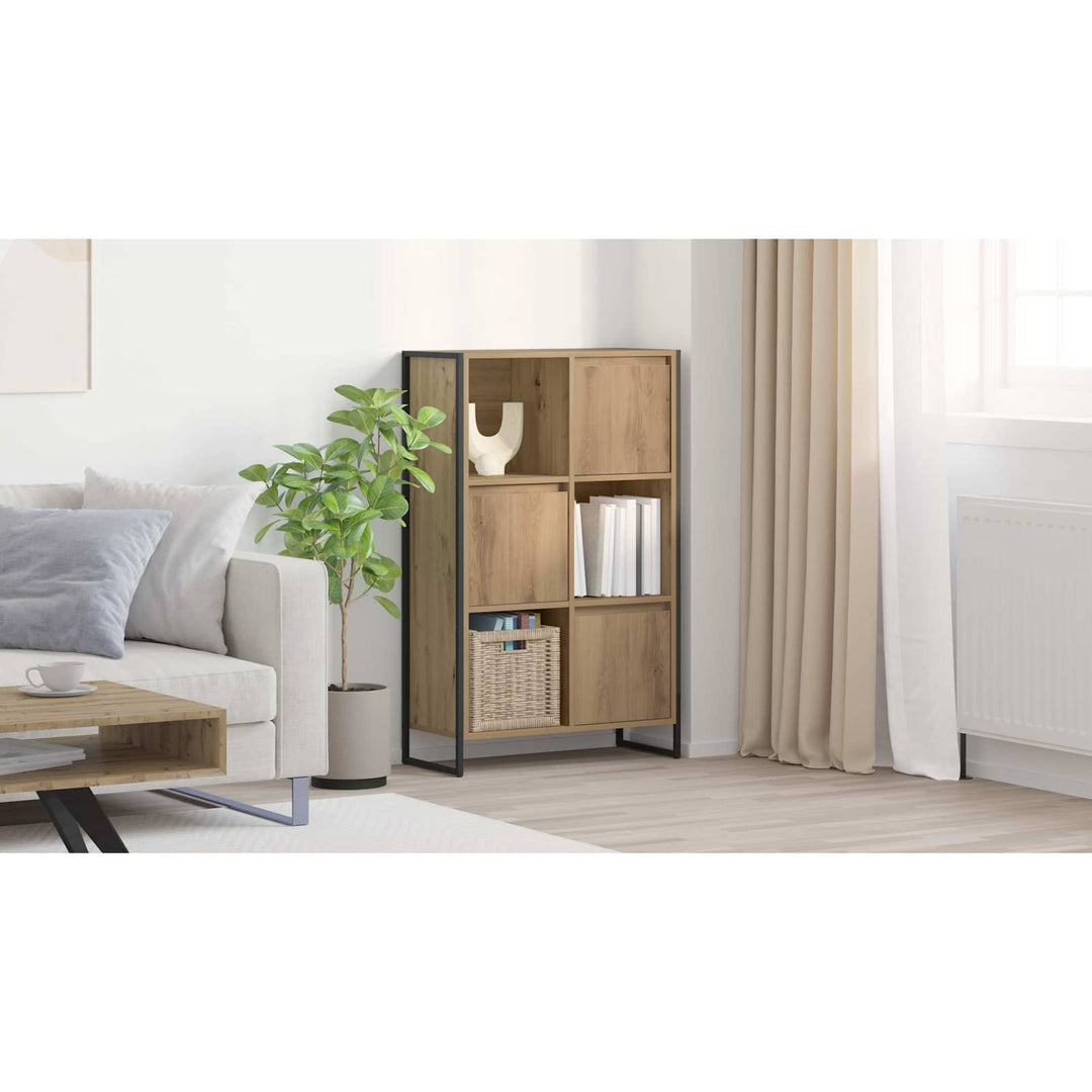 Bogskab Artisan eg 68 x 30 x 108.5 cm Konstrueret træ