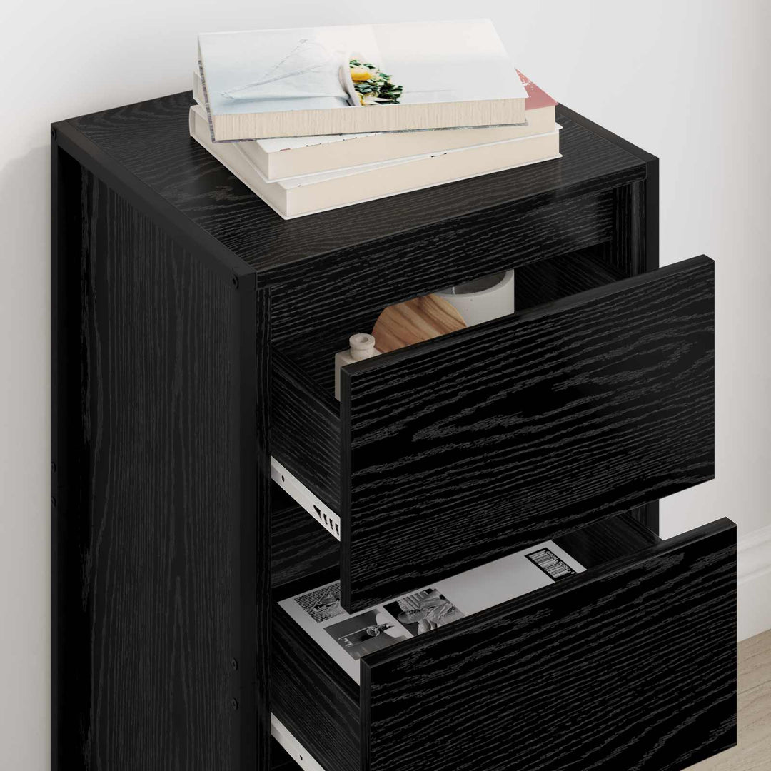 Sideboard Sort eg 42 x 36 x 75.5 cm Konstrueret træ