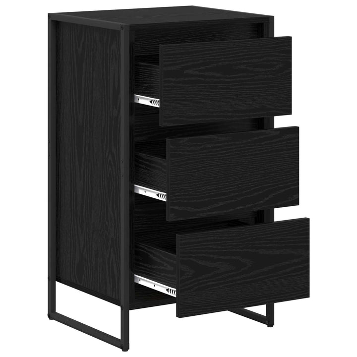Sideboard Sort eg 43 x 36 x 75,5 cm Konstrueret træ