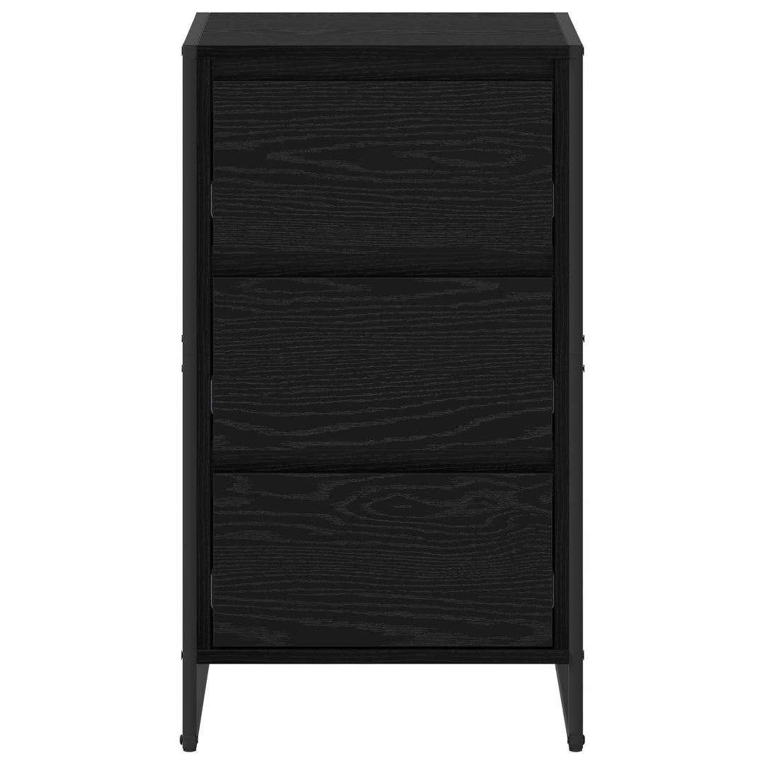 Sideboard Sort eg 42 x 36 x 75.5 cm Konstrueret træ