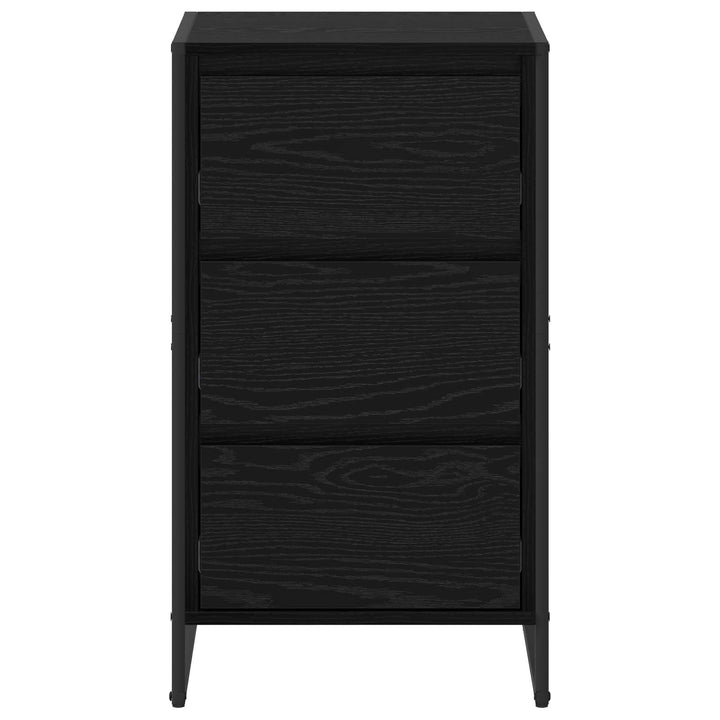 Sideboard Sort eg 42 x 36 x 75.5 cm Konstrueret træ