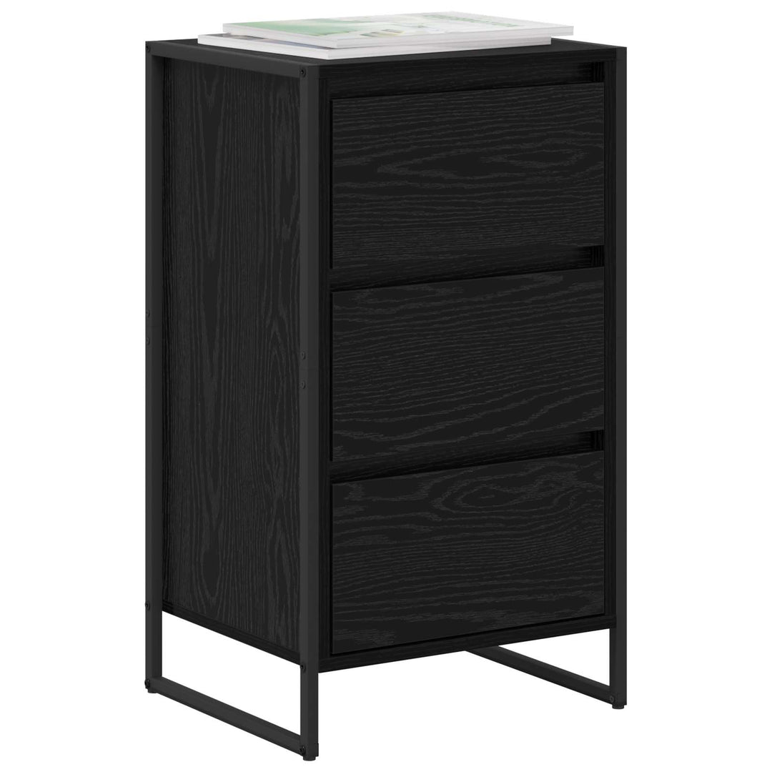 Sideboard Sort eg 42 x 36 x 75.5 cm Konstrueret træ