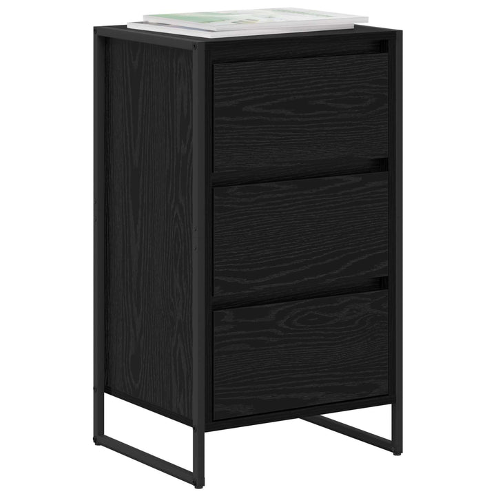 Sideboard Sort eg 42 x 36 x 75.5 cm Konstrueret træ