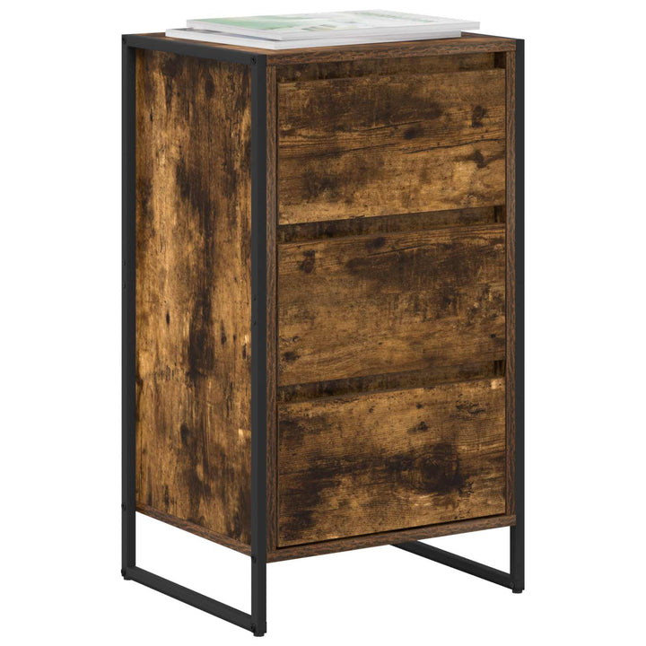 Sideboard Røget Eg 42 x 36 x 75.5 cm Konstrueret træ