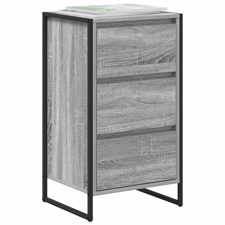 Sideboard Grå Sonoma 42 x 36 x 75.5 cm Konstrueret træ