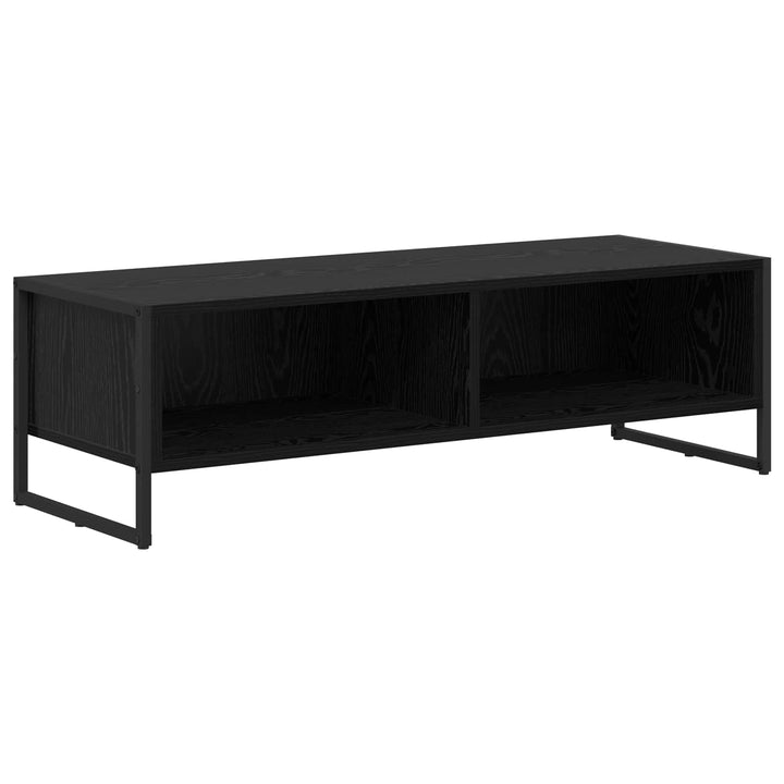 TV-skab 100 x 36,5 x 30,5 cm Sort eg Konstrueret træ