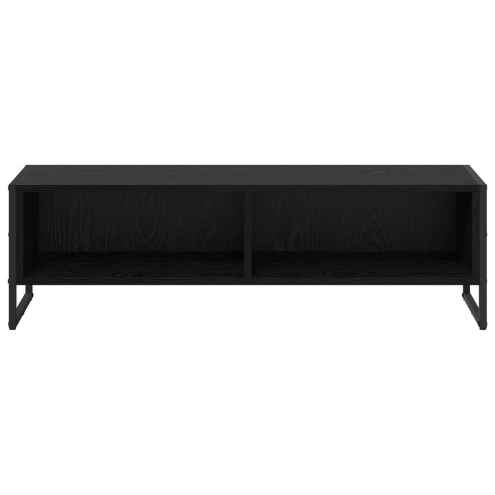 TV-skab 100 x 36,5 x 30,5 cm Sort eg Konstrueret træ