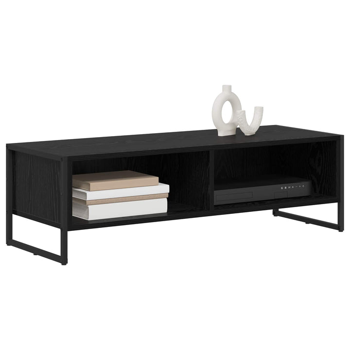 TV-skab 100 x 36,5 x 30,5 cm Sort eg Konstrueret træ