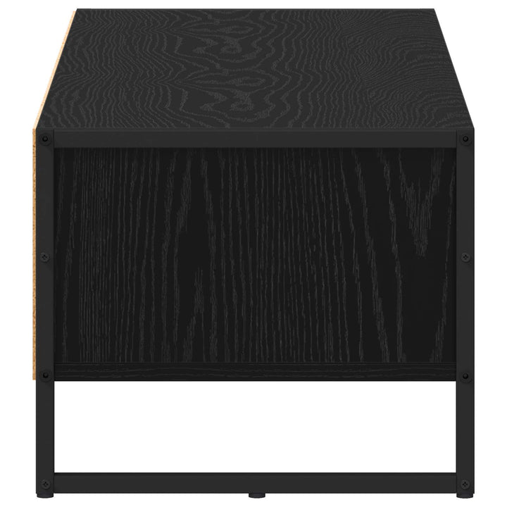 TV-skab 100 x 36,5 x 30,5 cm Sort eg Konstrueret træ