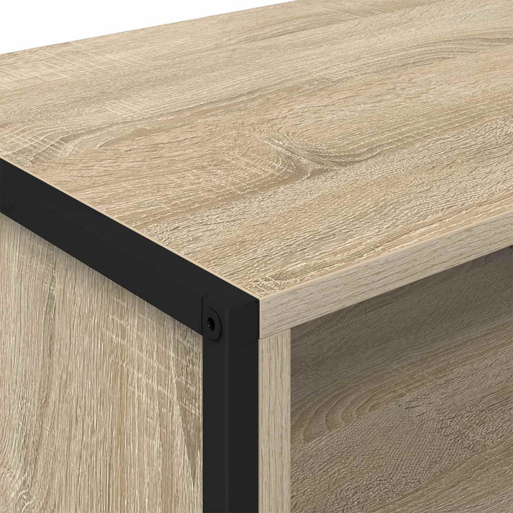 TV-skab 100 x 36,5 x 30,5 cm Sonoma-eg Konstrueret træ