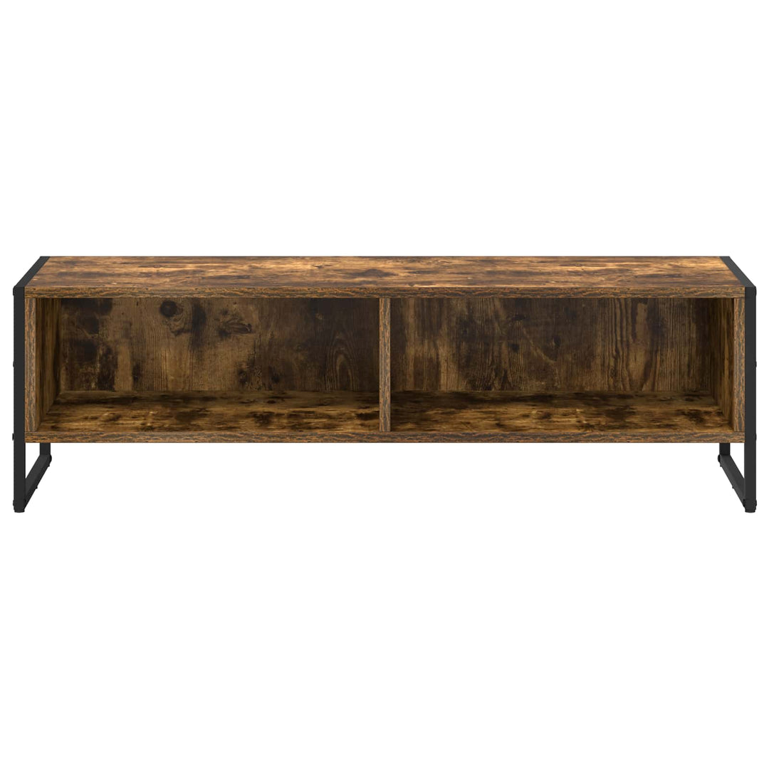 TV-skab 100 x 36,5 x 30,5 cm Røget eg Konstrueret træ