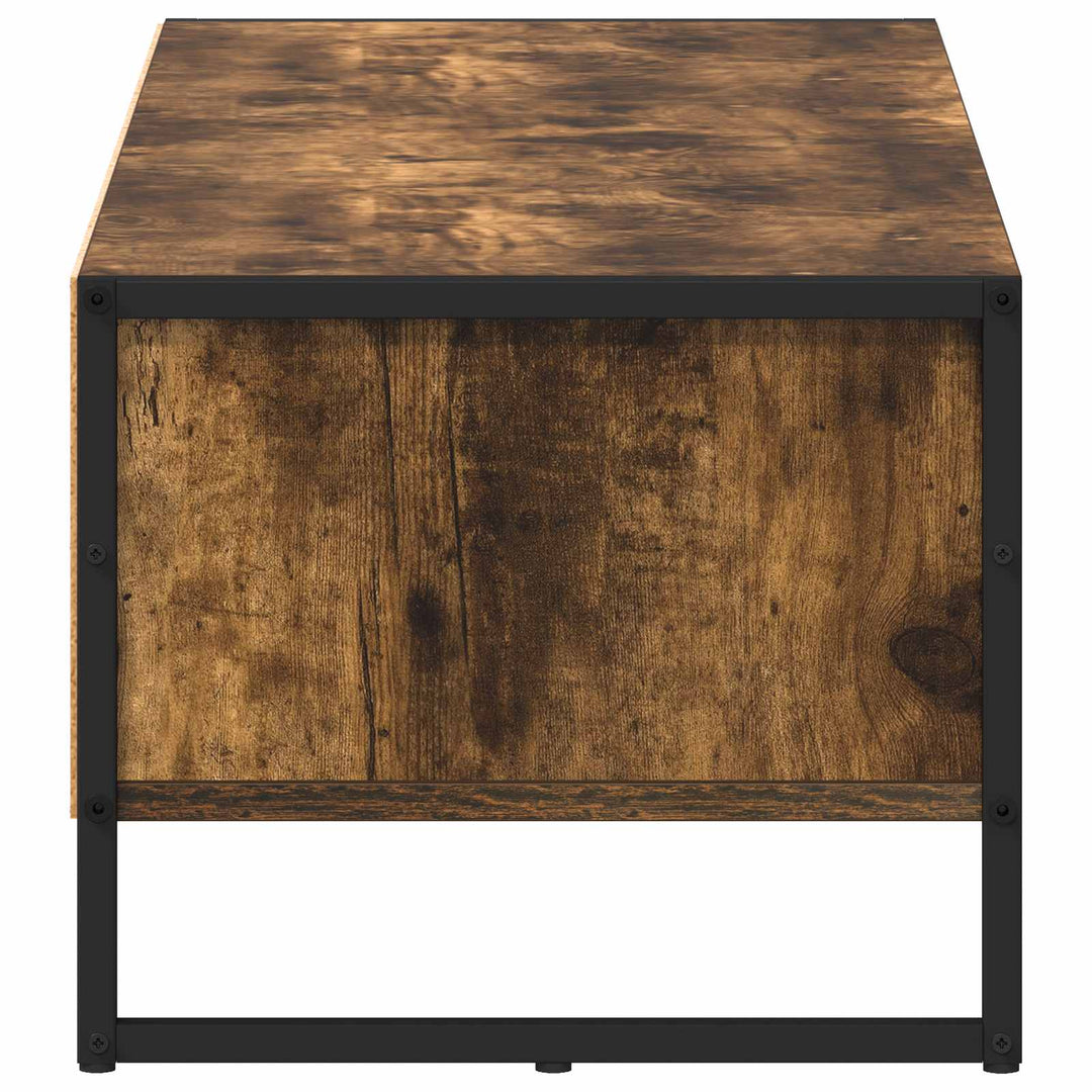 TV-skab 100 x 36,5 x 30,5 cm Røget eg Konstrueret træ