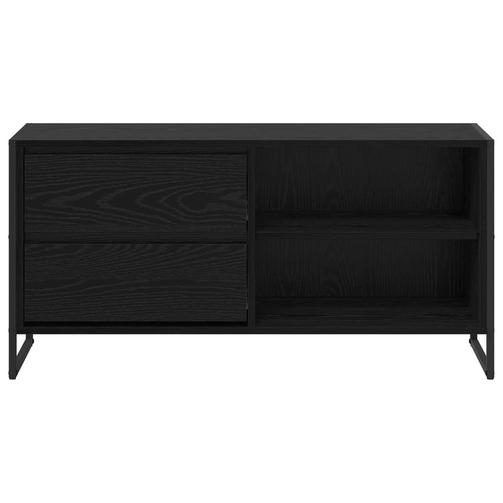 TV-skab 100 x 36 x 49,5 cm Sort eg Konstrueret træ