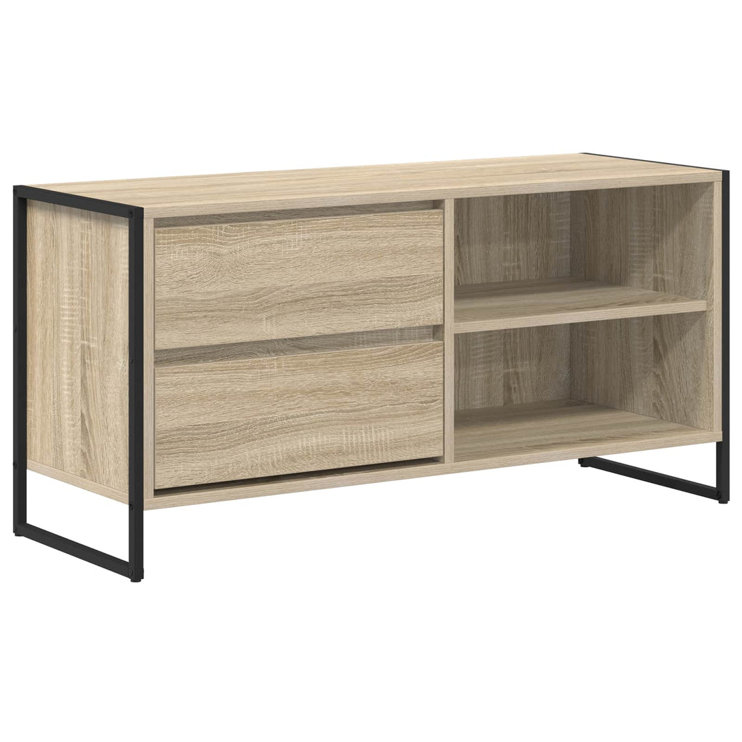 TV-skab med skuffe Sonoma 100 x 36 x 49,5 cm Konstrueret træ
