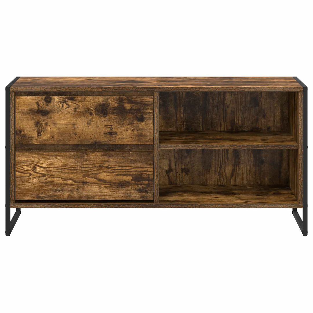 TV-skab 100 x 36 x 49,5 cm Røget eg Konstrueret træ