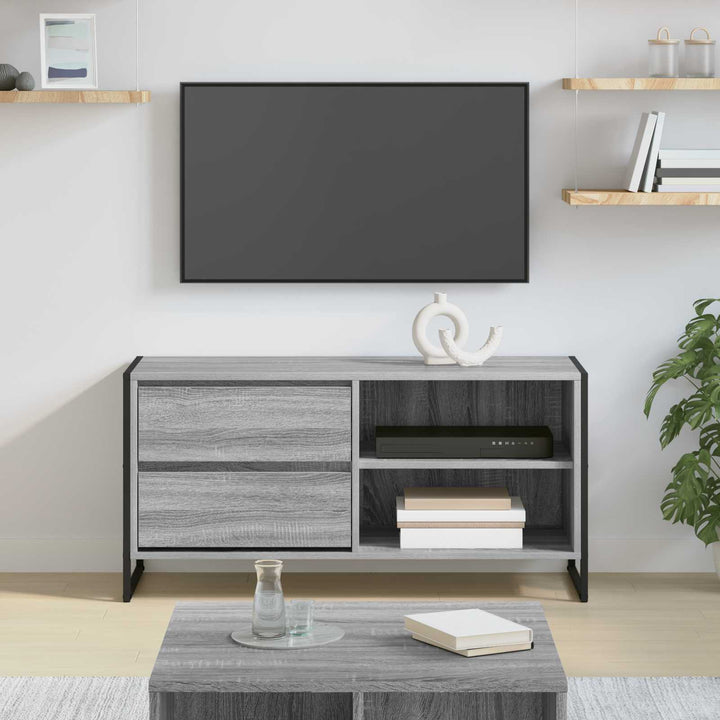 TV-skab Grå Sonoma 100 x 36 x 49,5 cm Konstrueret træ