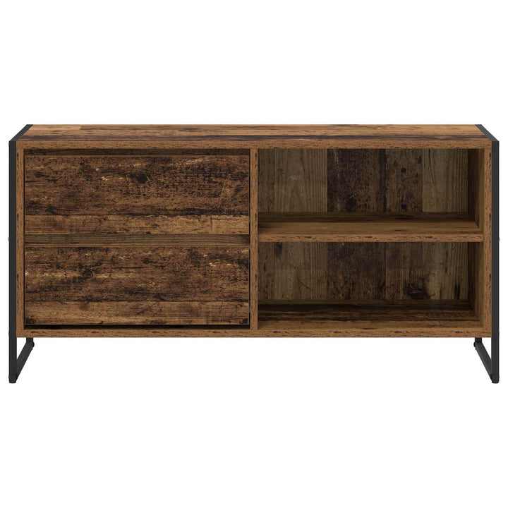 TV-skab Gammelt træ 100 x 36 x 49,5 cm Konstrueret træ