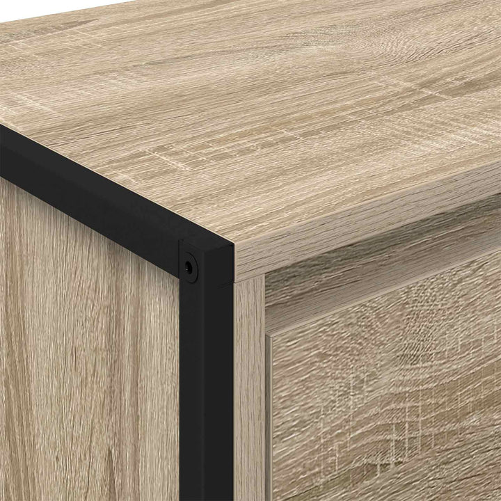 Sideboard med skuffe Sonoma 43 x 36 x 75,5 cm Konstrueret træ