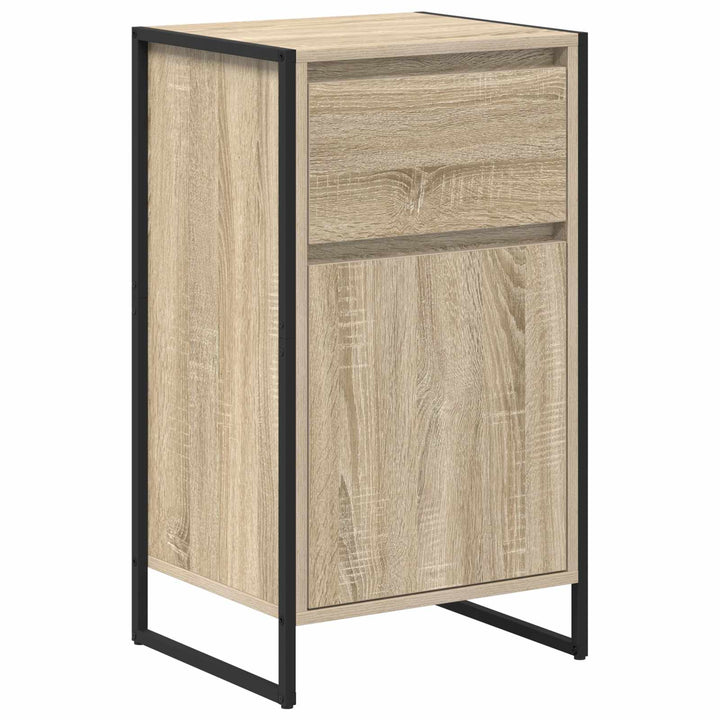 Sideboard med skuffe Sonoma 43 x 36 x 75,5 cm Konstrueret træ