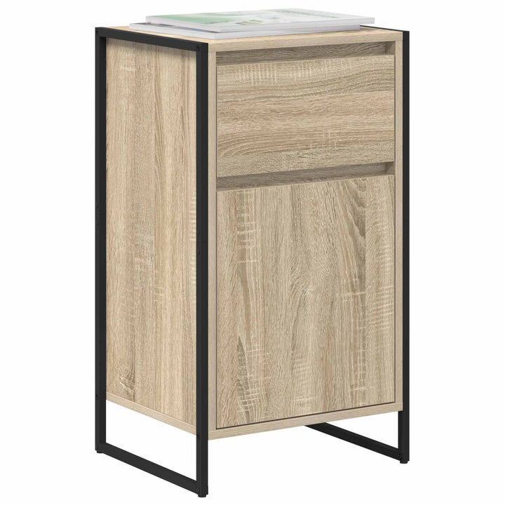 Sideboard med skuffe Sonoma 43 x 36 x 75,5 cm Konstrueret træ