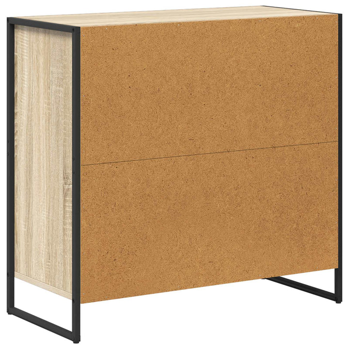 Sideboard med skuffe Sonoma 79 x 36 x 75.5 cm Konstrueret træ