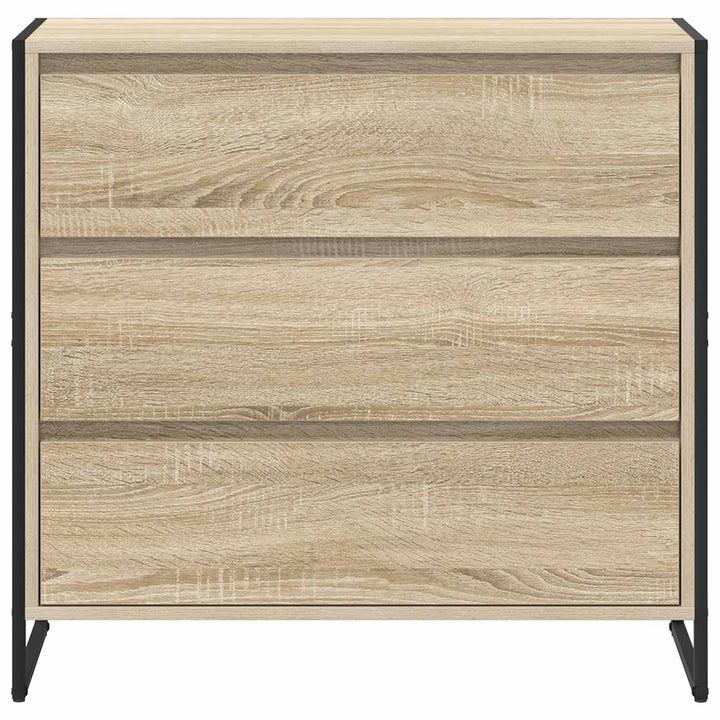 Sideboard med skuffe Sonoma 79 x 36 x 75.5 cm Konstrueret træ