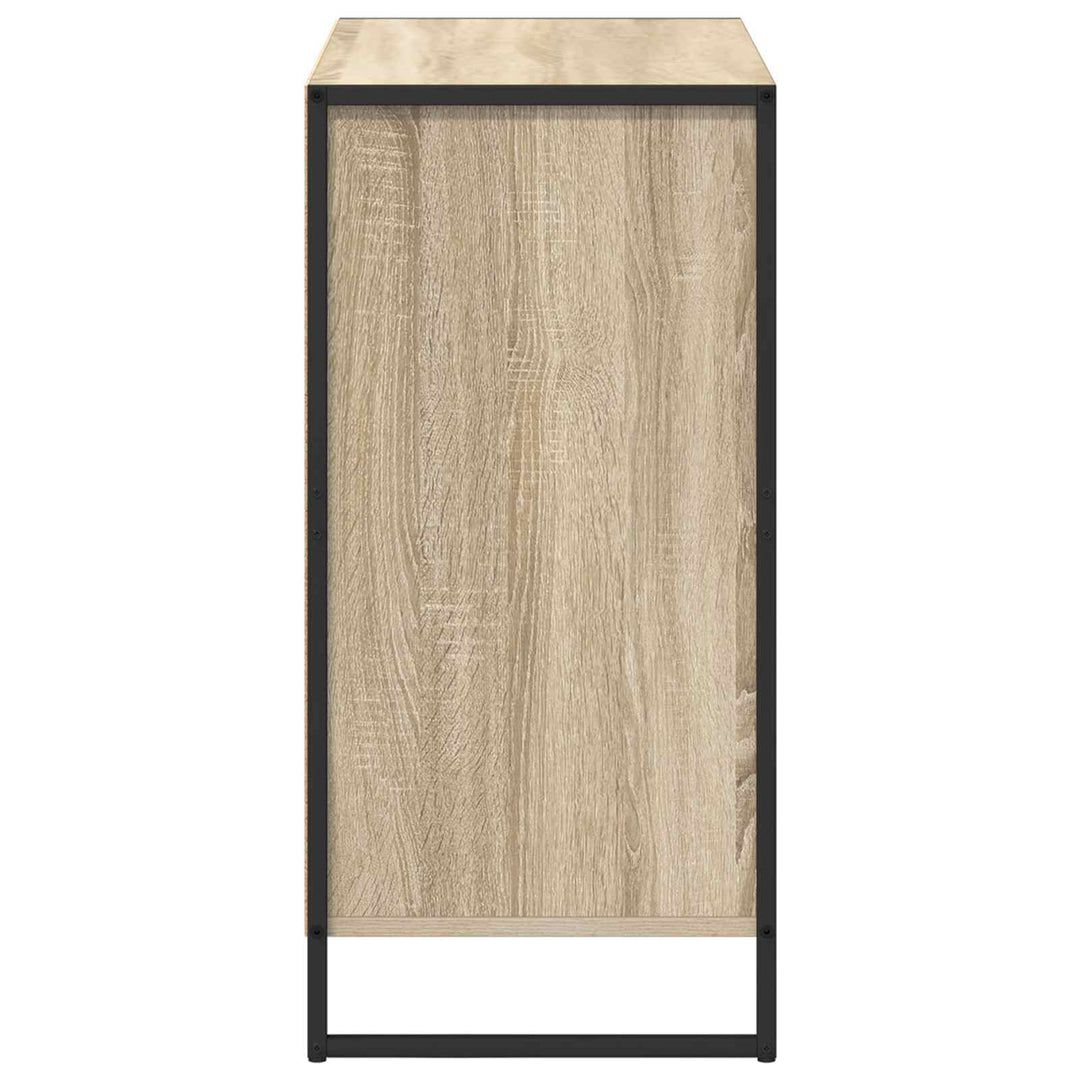 Sideboard med skuffe Sonoma 79 x 36 x 75.5 cm Konstrueret træ