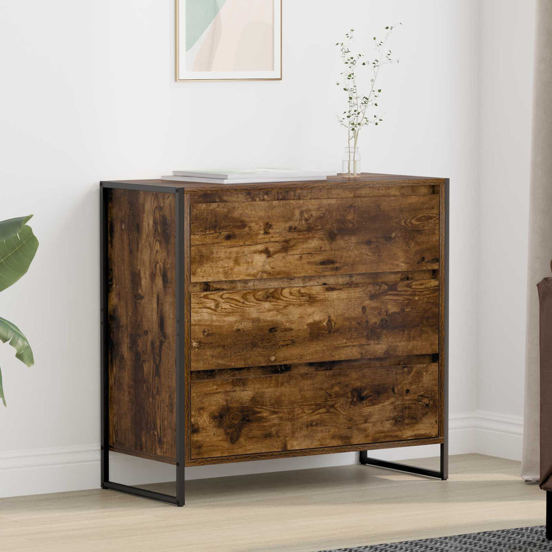 Sideboard Røget Eg 79 x 36 x 75.5 cm Konstrueret træ